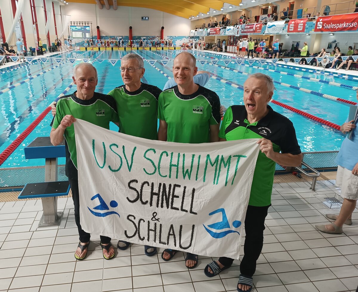 USV TU Dresden e V Acht Meistertitel für USV Mastersschwimmer bei