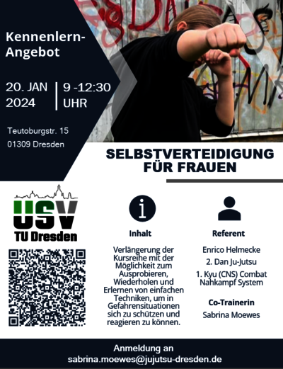 Usv Tu Dresden E V Selbstverteidigungskurs F R Frauen